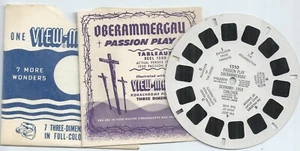 1550 Passion Play Oberammergau Germany 1950 Tableaux View-master Reel - Picture 1 of 1