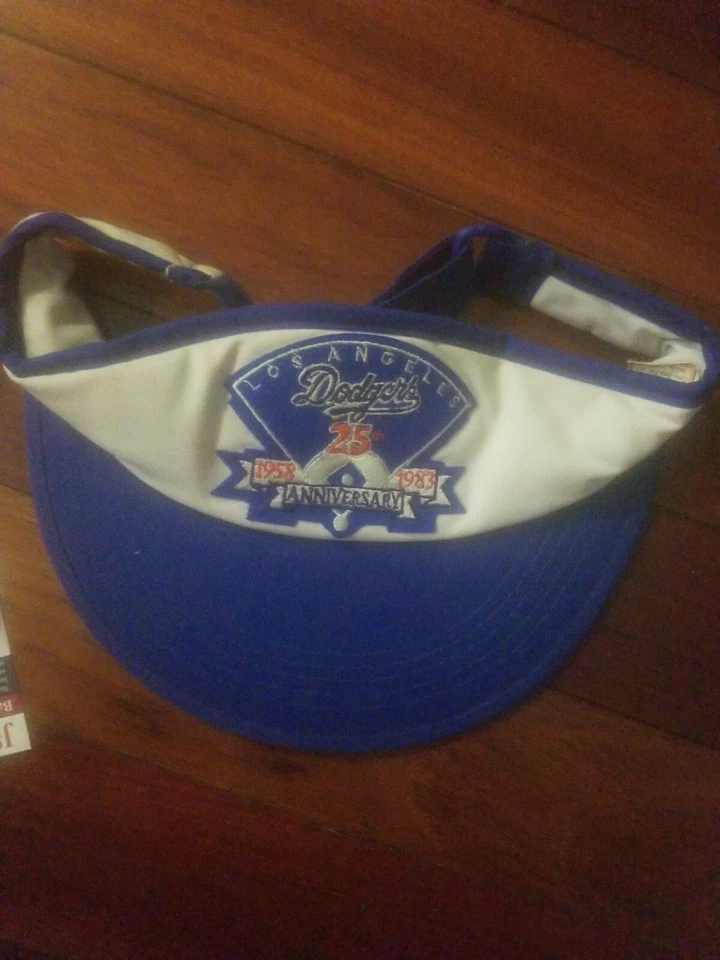 los angeles dodgers signed  visor jsa 25th anniversary cap baseball don drysdale Foto 1 de 4