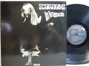 Scorpions In Trance 1986 Korea LP Picture & Lyric W/Insert NM- ~ NM Promo - Picture 1 of 5