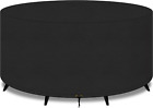 Patio Plus Large Round Garden Table Furniture Cover 420d Oxford Fabric Outdoor