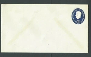 U544b 5c Blue Mint Entire Size 12 Wmk 48 Die 184 - Picture 1 of 1