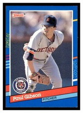 1991 Donruss  #353 Paul Gibson - Detroit Tigers