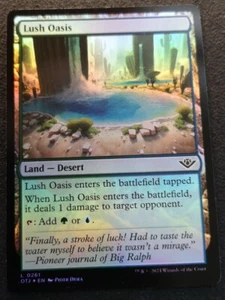 Lush Oasis - Foil - OTJ - MTG - NM  Unplayed - EN - 0261 - Picture 1 of 1