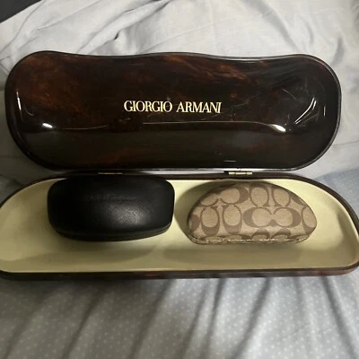 Ferragamo & Coach Sunglasses Case w/ RARE Display Case From NYC Flagship Vintage - Image 1 of 4