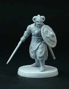 Dragon Slayer Miniature for DnD, fantasy wargame resin - Picture 1 of 6