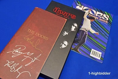 SIGNED x 3 The Doors 1997 Promo Box Set Ray Manzarek Krieger Densmore w/ DCM COA - Image 1 of 4