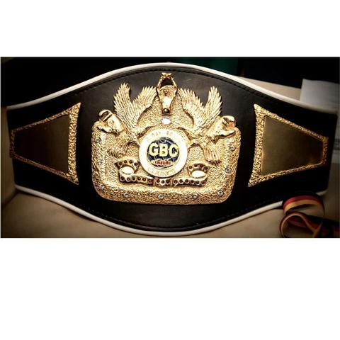 1GBC Global Boxing council Championship replica belt adult size metal plates Cover