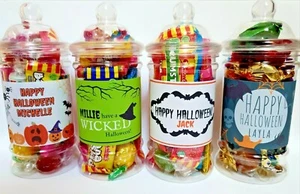 Tarro dulce victoriano de Halloween personalizado / tarro de chocolate - truco o trato de regalo - Imagen 1 de 16