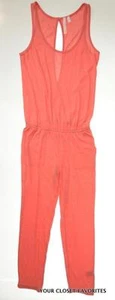 C&C California Womens MEDIUM Jumpsuit Elasticized Waist Casual Romper - Picture 1 of 6