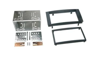 VW T5 Pritsche  Auto Radio Blende Einbau Rahmen Zier Blende Doppel-DIN 2-DIN - Bild 1 von 3