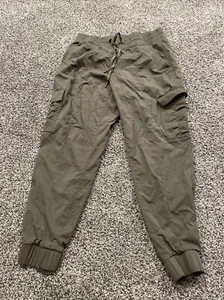 Eddie Bauer Sonoma Breeze Jogger Cargo Pants Women Sz S Green Travex - Picture 1 of 8