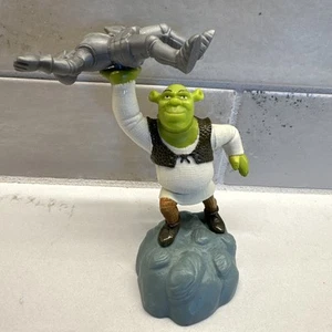2001 Shrek Burger King Kid's Meal Toy - Shrek Key Chain - Picture 1 of 11