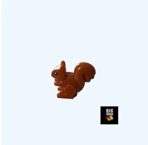 BBLB Brick Dark Orange Squirrel , City Farm Animal , Lego compatible- New - Picture 1 of 2
