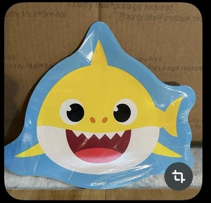 Baby Shark Party Plates 8pk - Picture 1 of 1