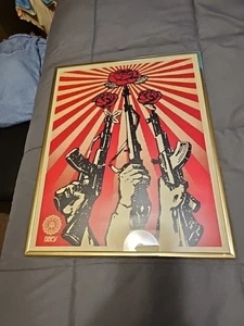 Obey Guns & Roses Poster Shipped Unframed W/ Tube Roll Shepard Fairey - Picture 1 of 4