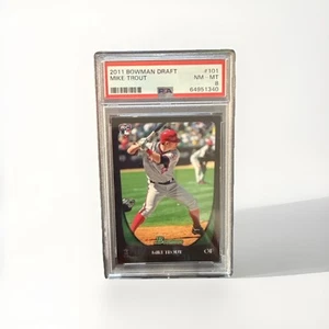 2011 Bowman Draft Mike Trout (RC) #101 PSA8 🐐 - Picture 1 of 4