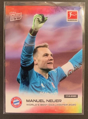 2020-21 Topps NOW Bundesliga #70 | MANUEL NEUER | FC Bayern; World's best GK '20 - Bild 1 von 2