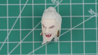 Marvel Legends Strange Tales Marvel's Dracula Head Colmillos 6" escala 1/12 forraje Foto 1 de 4