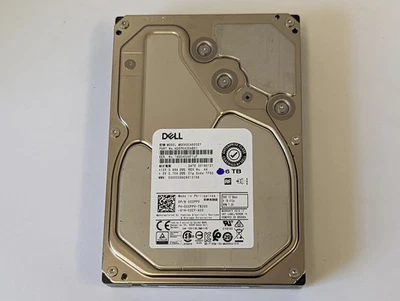 Disco duro Dell Enterprise Class 3.5 HDD 6 TB SAS Toshiba MG06SCA600EY XXPPV Foto 1 de 3