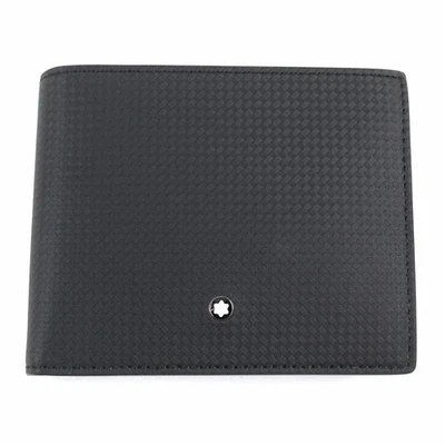 Cartera de hombre MONTBLANC sin usar Extreme 2.0 cuero blanco estrella doble pliegue negra Italia Foto 1 de 4