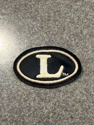 Louisville Slugger Baseball Fabric Embroidered Logo Sew On Patch 1 1/4 X 2 1/8” - Image 1 of 4