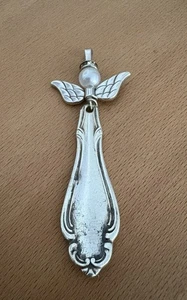 Besteckschmuck ENGEL *echt* Geschenkidee Anhänger Silberschmuck Schutzengel NEU! - Bild 1 von 4