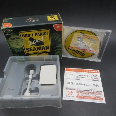 Seaman Kindan no Pet 2001 Dreamcast HKT-7200 Microphone Adapter with Mic Japan - Image 1 of 4