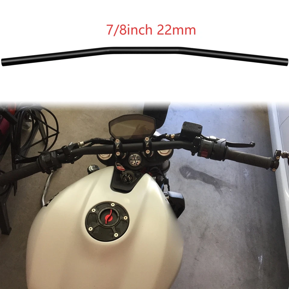 7/8" 22mm Motorbike Handlebar Flat Bar For Ducati Monster 696 620 795 821 1200 - Image 1 of 4