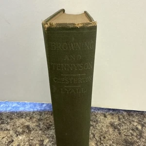 Robert Browning Tennyson English Men Of Letters by G K Chesterton 1908 Hardcover - Picture 1 of 7