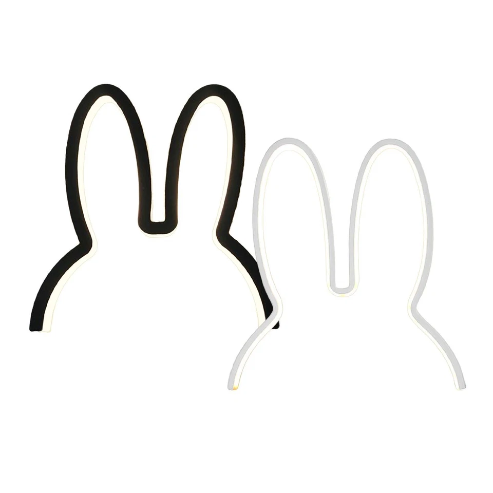 LED Bunny Lamp Warm Light Rabbit Nightlight for Home Office Christmas Gift - Image 1 of 1