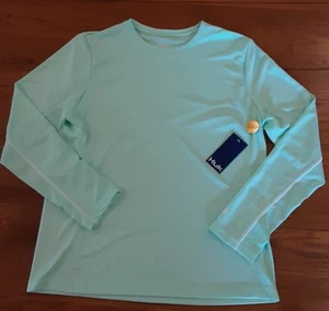 Huk Fishing Shirt Womens Long Sleeve Large Seafoam Green UPF50 Lightweight NWT - Picture 1 of 10