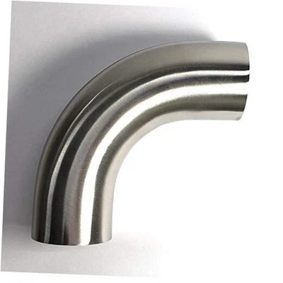 Codo de flexión de mandril de acero inoxidable 90° - 1,5D/2,25" CLR radio suelto - 1,5" Foto 1 de 3