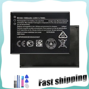 Replacement Li-ion Battery BV-6A for Nokia 2720 V Flip TA-1295 1600mAh 3.85V - Picture 1 of 5