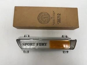 1970 Plymouth Sport Fury Front Left Driver Marker Lamp Light Lens NOS 3420843 - Picture 1 of 12