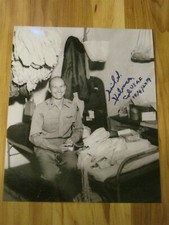 Pilot GAIL HALVORSEN Signed CANDY BOMBER 8x10 Photo AIR FORCE AUTOGRAPH 1B