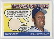 2004 Topps Bazooka One-Liners Relics George Brett #BOL-GB HOF