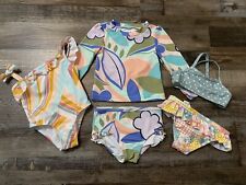 Baby Girl Swim Bathing Suit Lot of 3 Sz 18 Months Multicolored Diff Styles NWOT