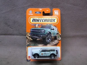 MATCHBOX GREEN 2023 #25 21 2021 FORD BRONCO 4X4 SUV NATIONAL PARK SERVICE - Picture 1 of 3