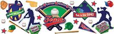 Classroom Supplies Baseball Fun Bulletin Board Set, 36 pcs