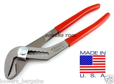 Wilde Tool 10” Water Pump Pliers Angle Nose Slip Joint Pipe Wrench MADE IN USA - Image 1 of 3