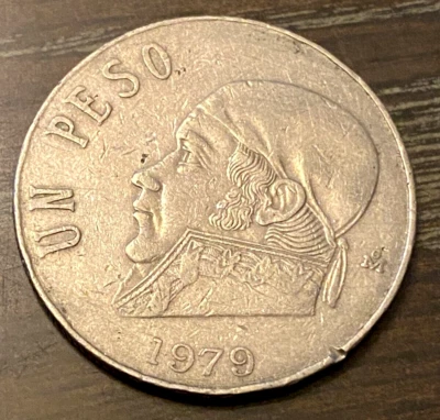Variedad 1 Peso 1979 Thin Date "José María Teclo Morelos y Pavón" Foto 1 de 3
