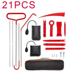 21PCS Professional Car Door Window Emergency Out Auto Open Tool Kit Unlock Lock - Picture 1 of 12