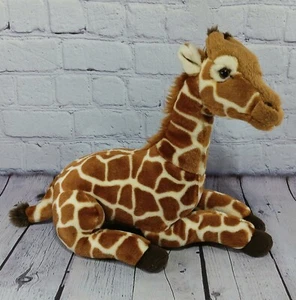 FAO Schwarz GIRAFFE Plush 2018 Realistic Sitting Stuffed Animal Merchsourse Llc - Picture 1 of 12