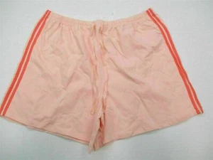 HANES SILVER pantaloncino donna taglia XL cotone classico sportivo a righe rosa - Foto 1 di 7
