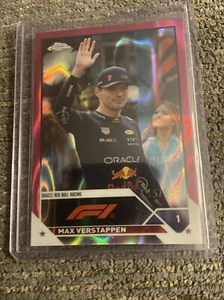 Max Verstappen 2023 Topps Formula 1 F1 Chrome Pink Lava Refractor #3 /250 - Picture 1 of 2