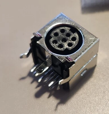 Cantidad- 10 CUI MD-80SGK Conector de E/S Modular Mini-DIN Ángulo recto Cable a placa Foto 1 de 3