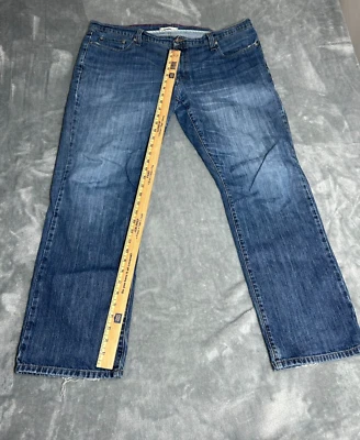 L.L.BEAN Men's 42 X 32 Standard Fit All Cotton Denim Blue Jeans - Image 1 of 4