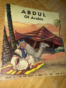 Abdul of Arabia SC Children's Book1936 Platt & Monk #3400A - Picture 1 of 4