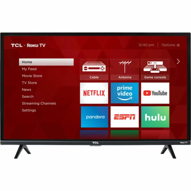 TCL S327 32" 1080p FullHD LED Smart TV - Black