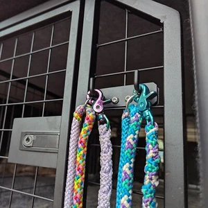 Heavy Duty Metal Hook for Dog Crates | Leash & Accessory Holder with M6 Bolts - Picture 1 of 10